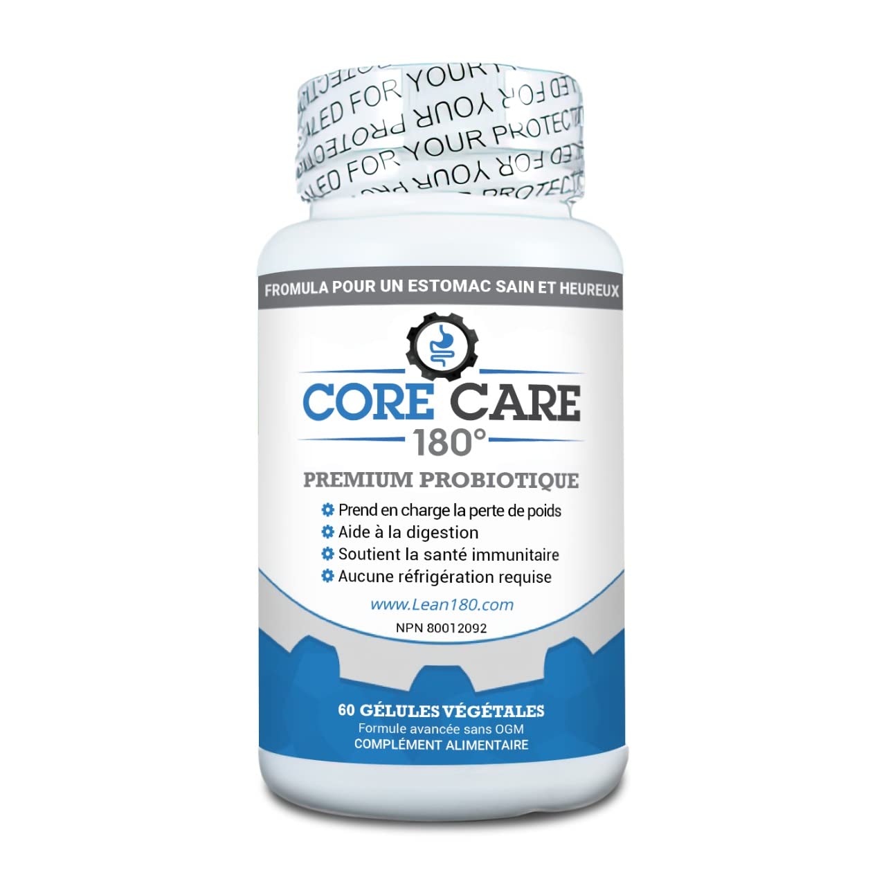 Lean 180 Best Probiotics for Gut Health Men and Women Capsule, 1 Count
