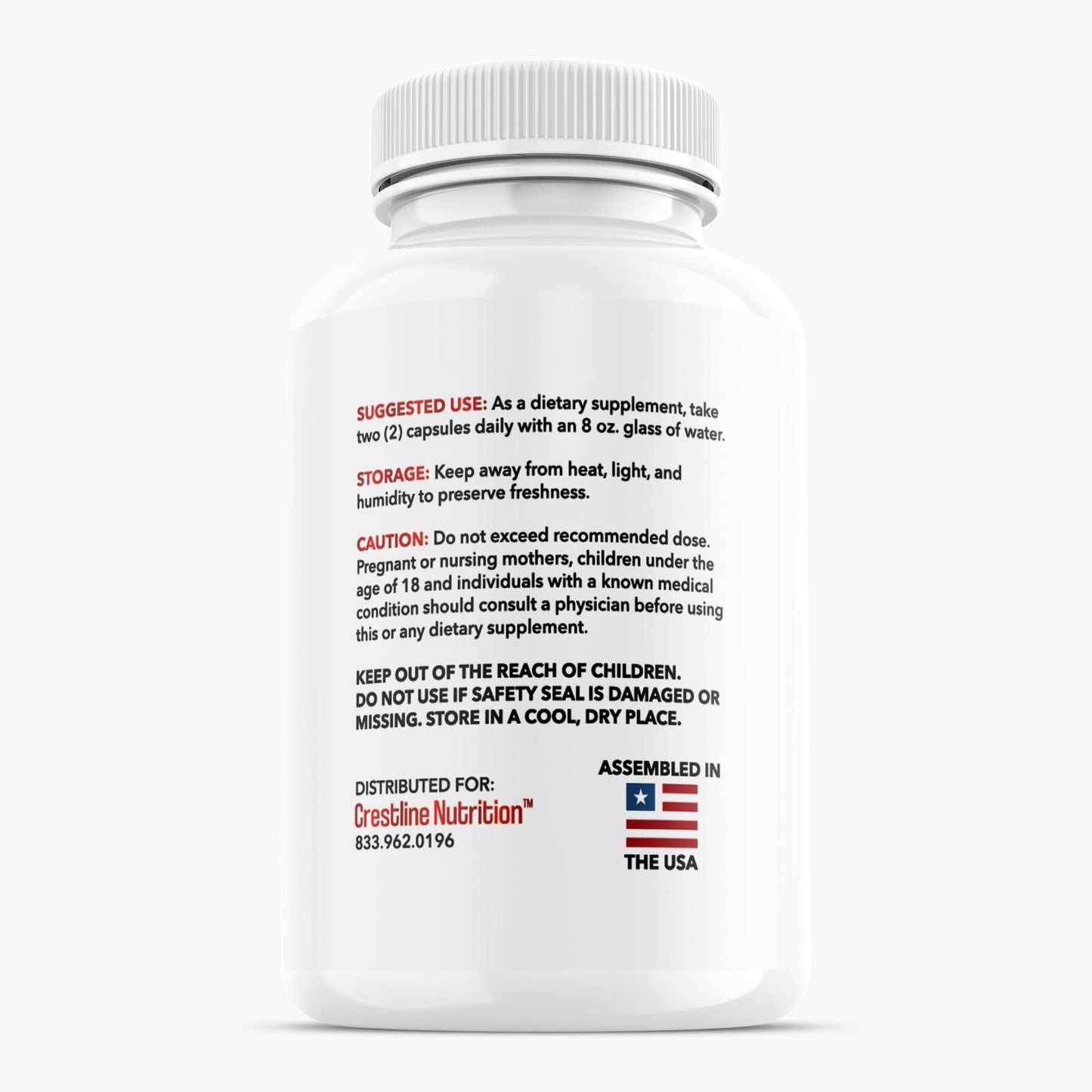 Crestline Nutrition Glucose Support Capsule 60 Count