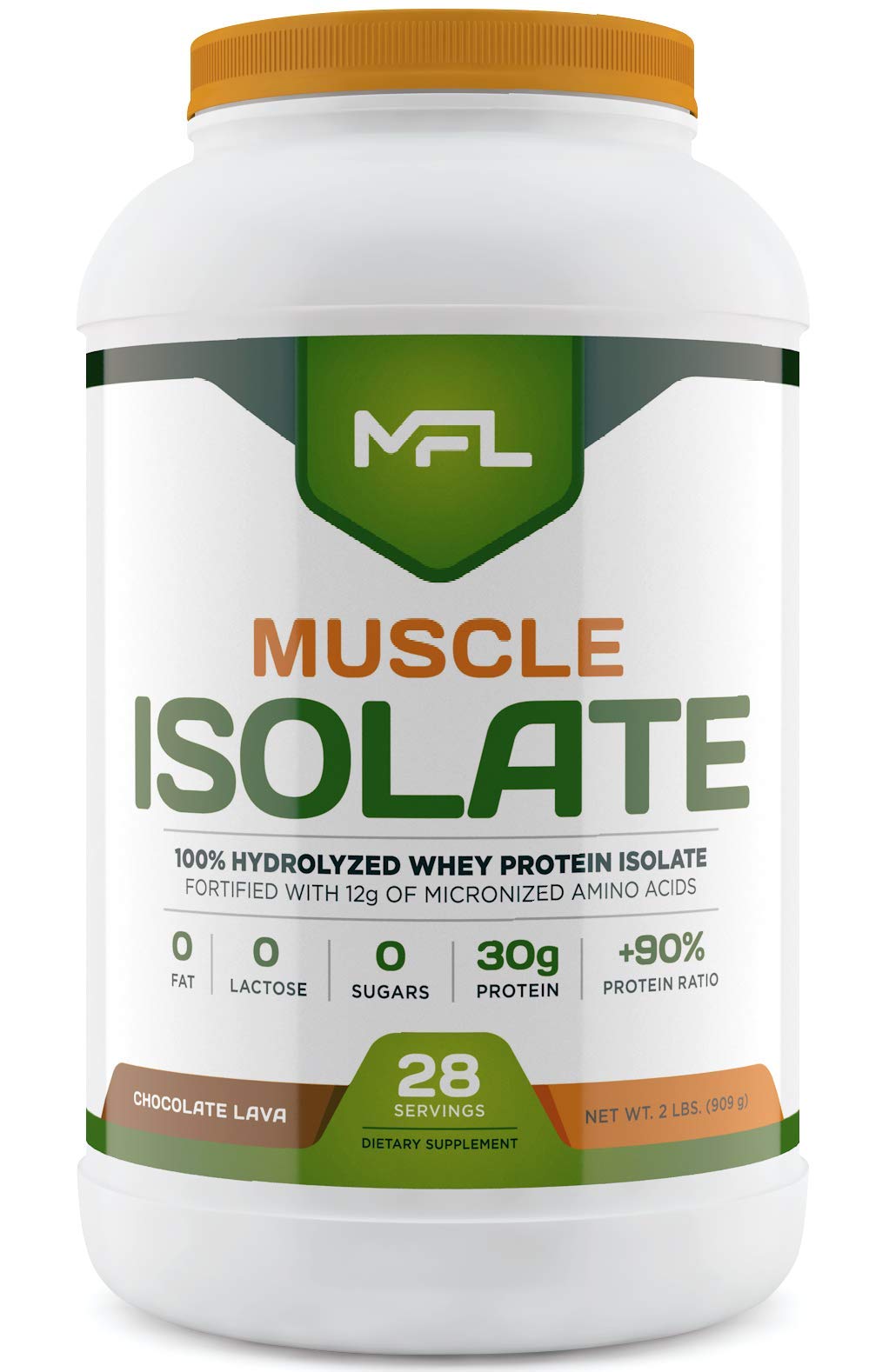 MUSCLE FOOD LABS 100% Isolate Protein Powder 32 Servings
