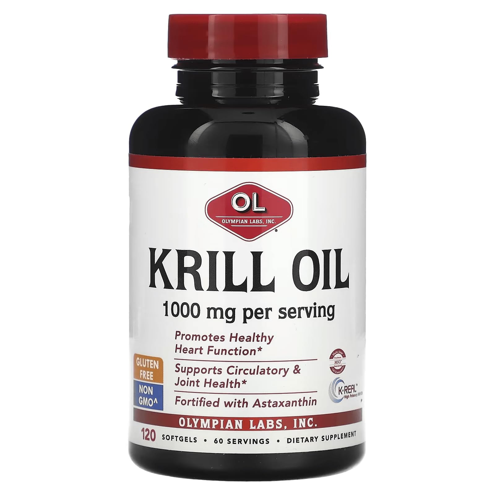 Olympian Labs Krill Oil Softgels 120 Count