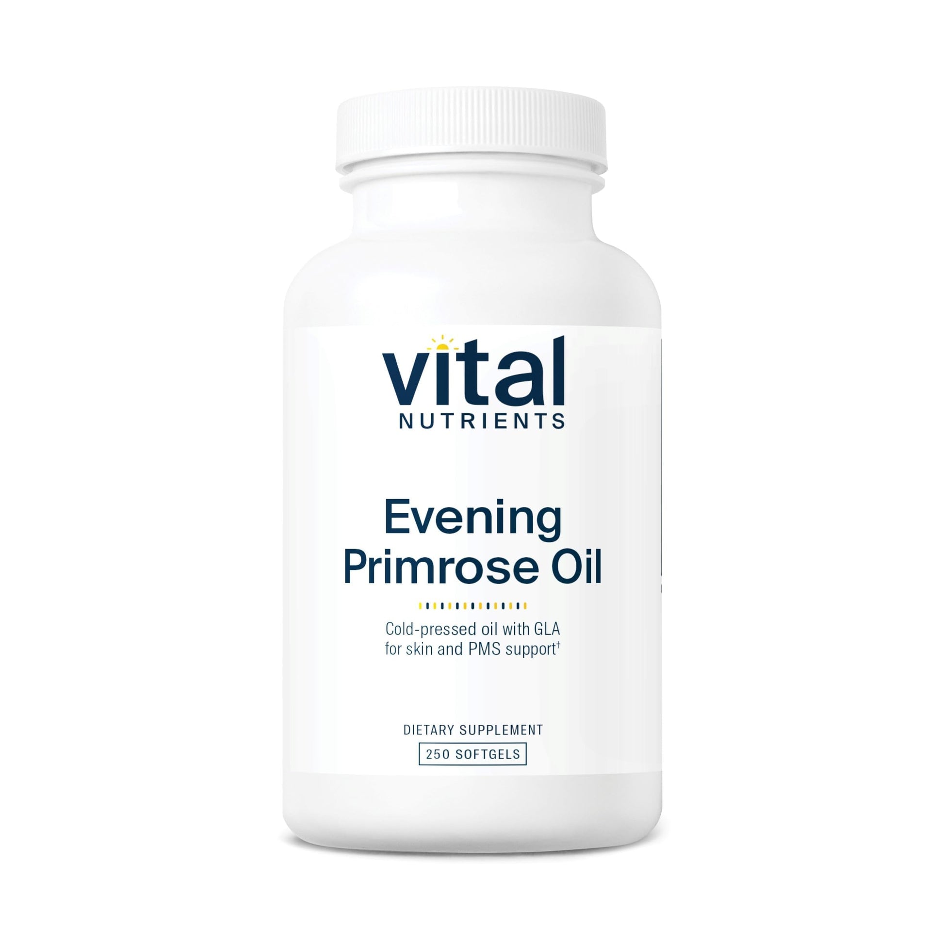 Vital Nutrients Evening Primrose Oil 1000mg Softgels, 250 Softgels