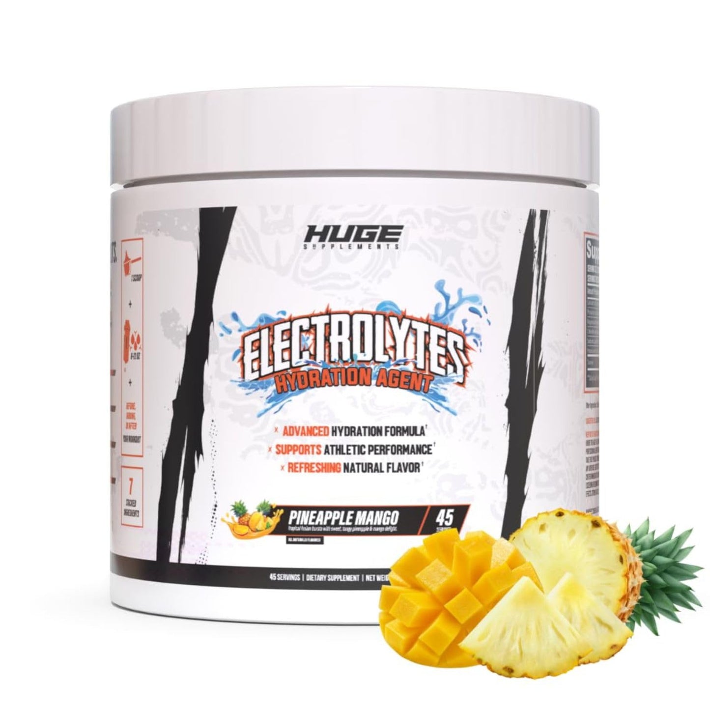 Huge Supplements Electrolytes Powder 45 Servings