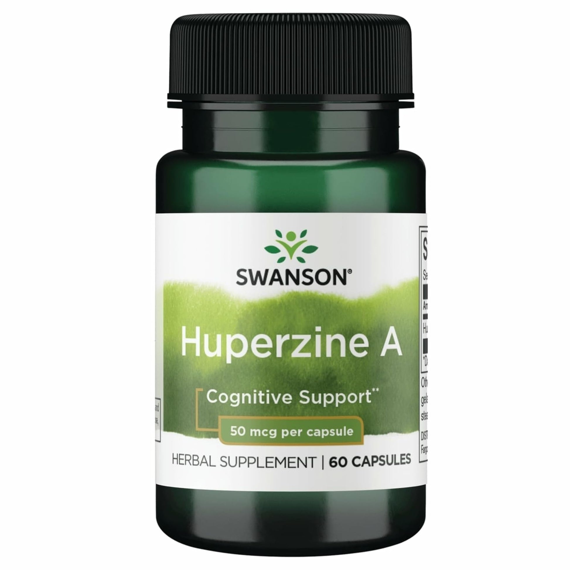 Swanson Huperzine A 50 mcg Capsules, 60 Count