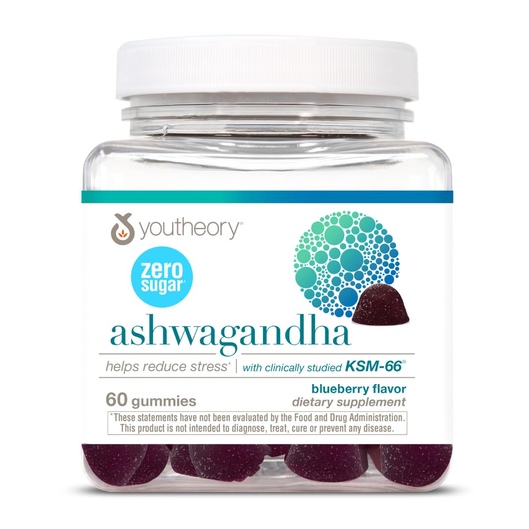 Youtheory Ashwagandha Gummies 60 Count
