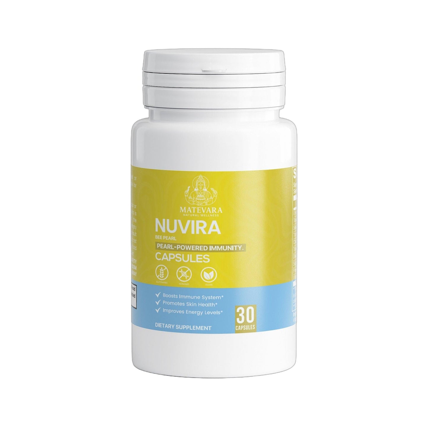 Matevara Nuvira Bee Pearl Capsules, 60 Count
