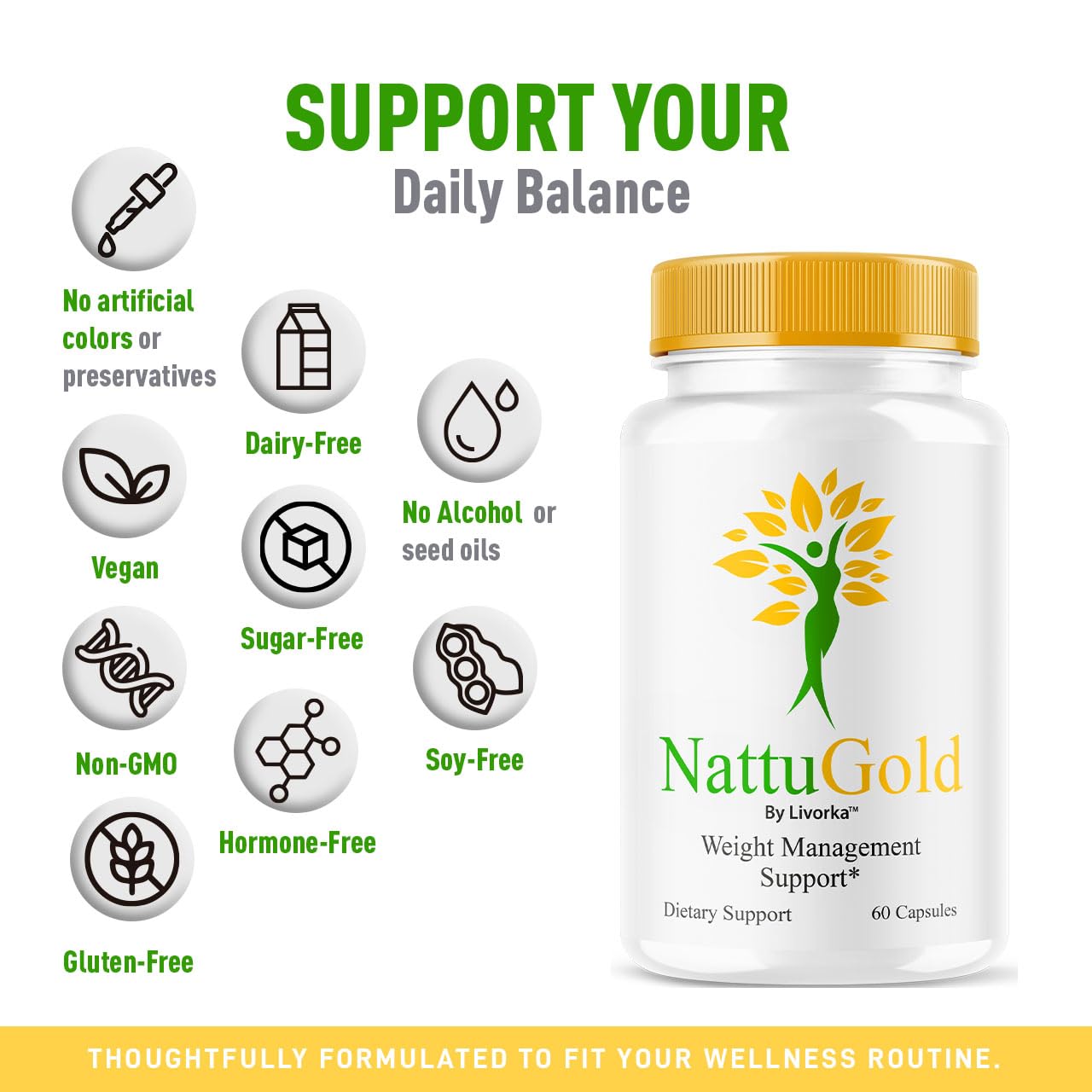 LIVORKA NattuGold Capsules 300 Capsules
