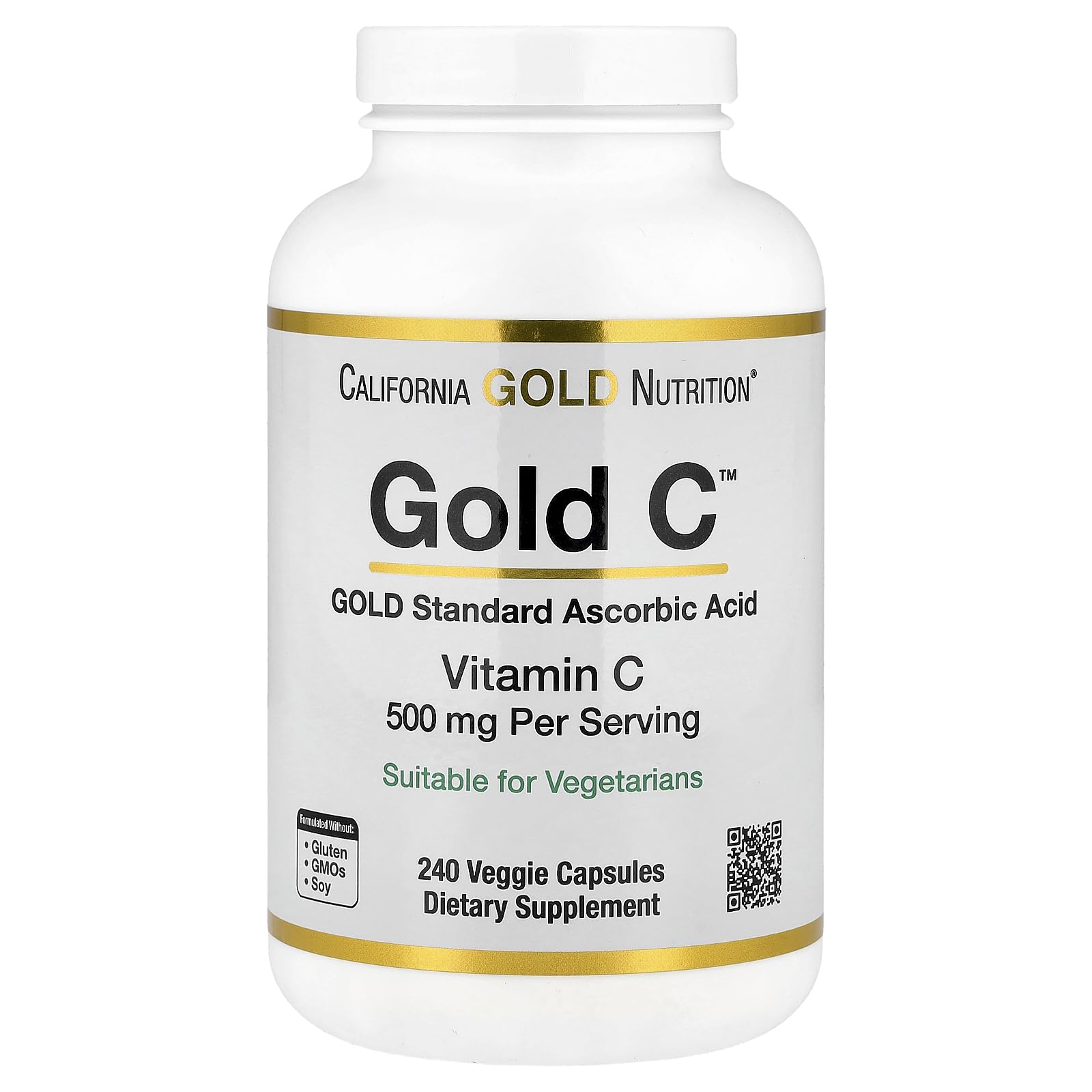California Gold Nutrition Vitamin C Quali-C Capsule 240