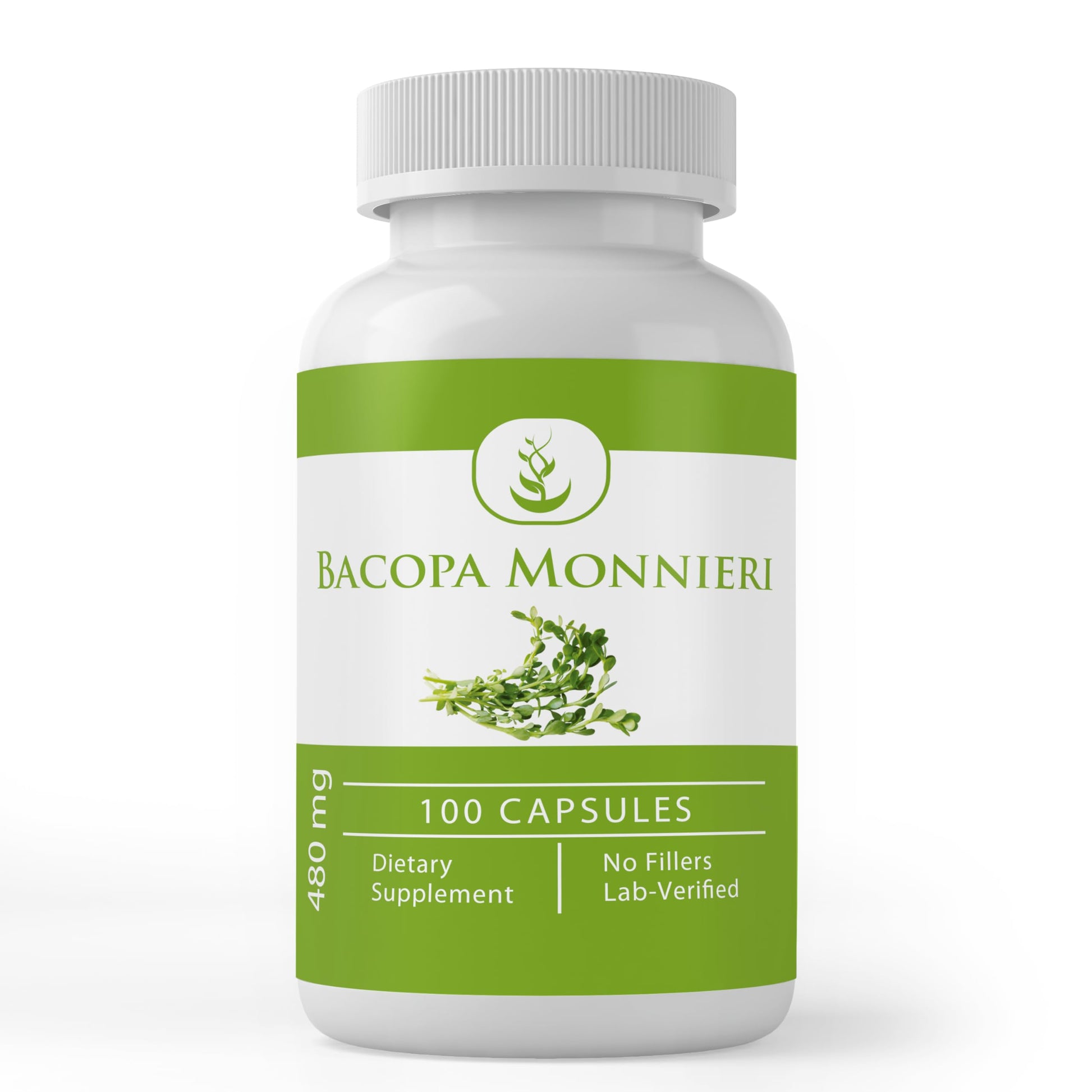 PURE ORIGINAL INGREDIENTS Bacopa Monnieri Capsules, 100 Count