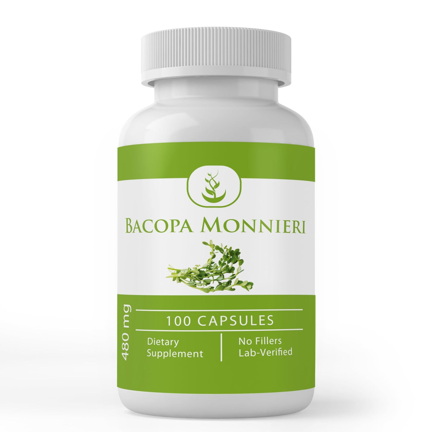 PURE ORIGINAL INGREDIENTS Bacopa Monnieri Capsules 100