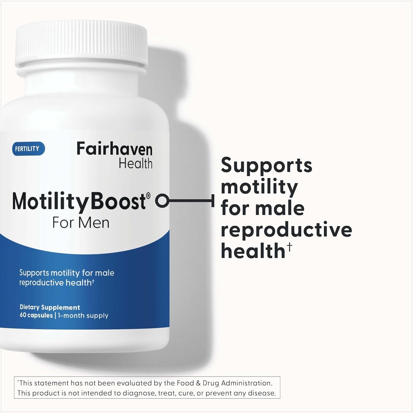 Fairhaven Health FertilAid for Men and MotilityBoost Combo Capsules, 150 Capsules