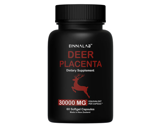 EINNALAB 30,000mg Deer Placenta Supplement, 60 Capsules