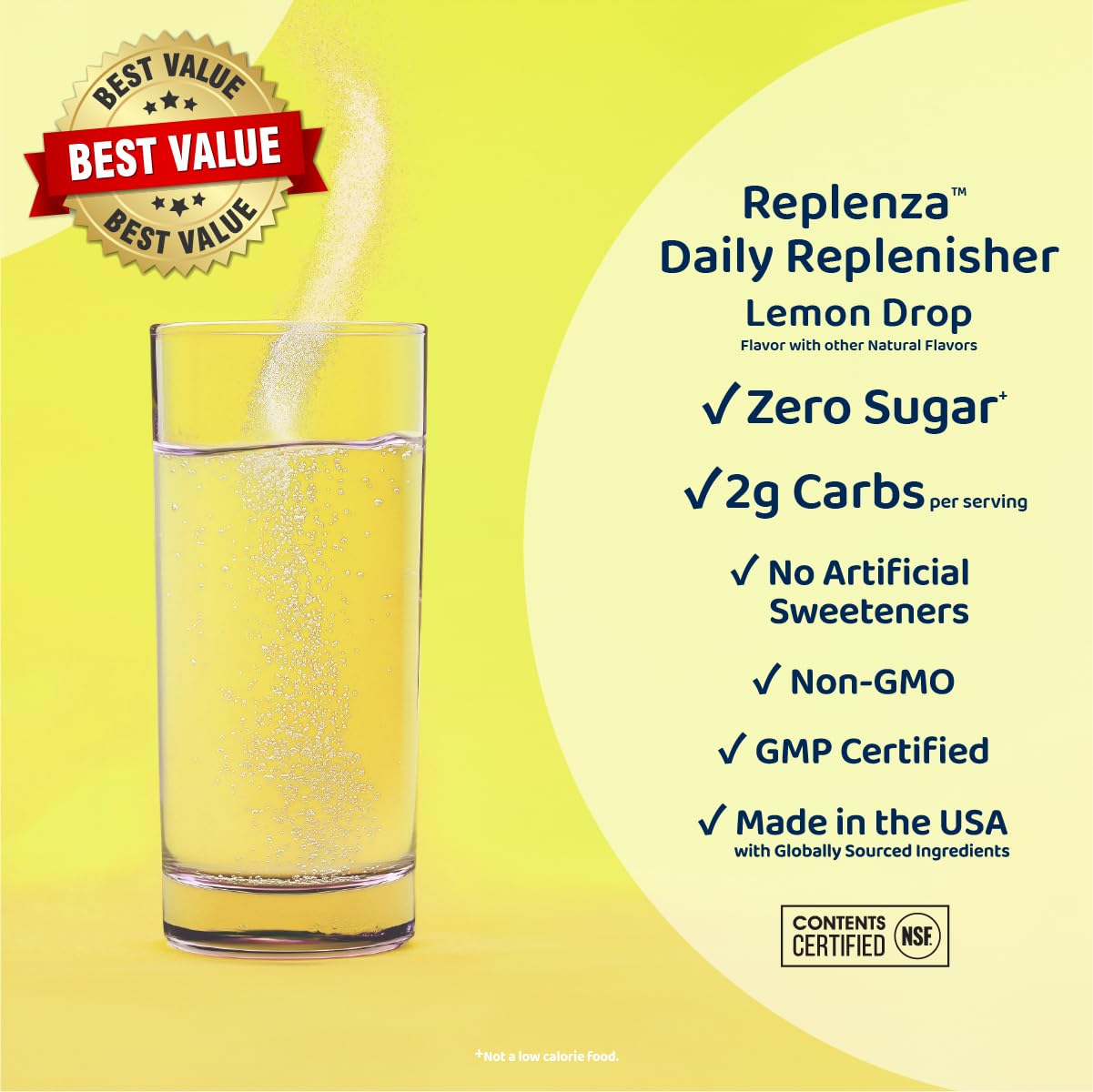 Replenza Daily Replenisher GLP-1 Nutritional Support Powder, 3 Pack
