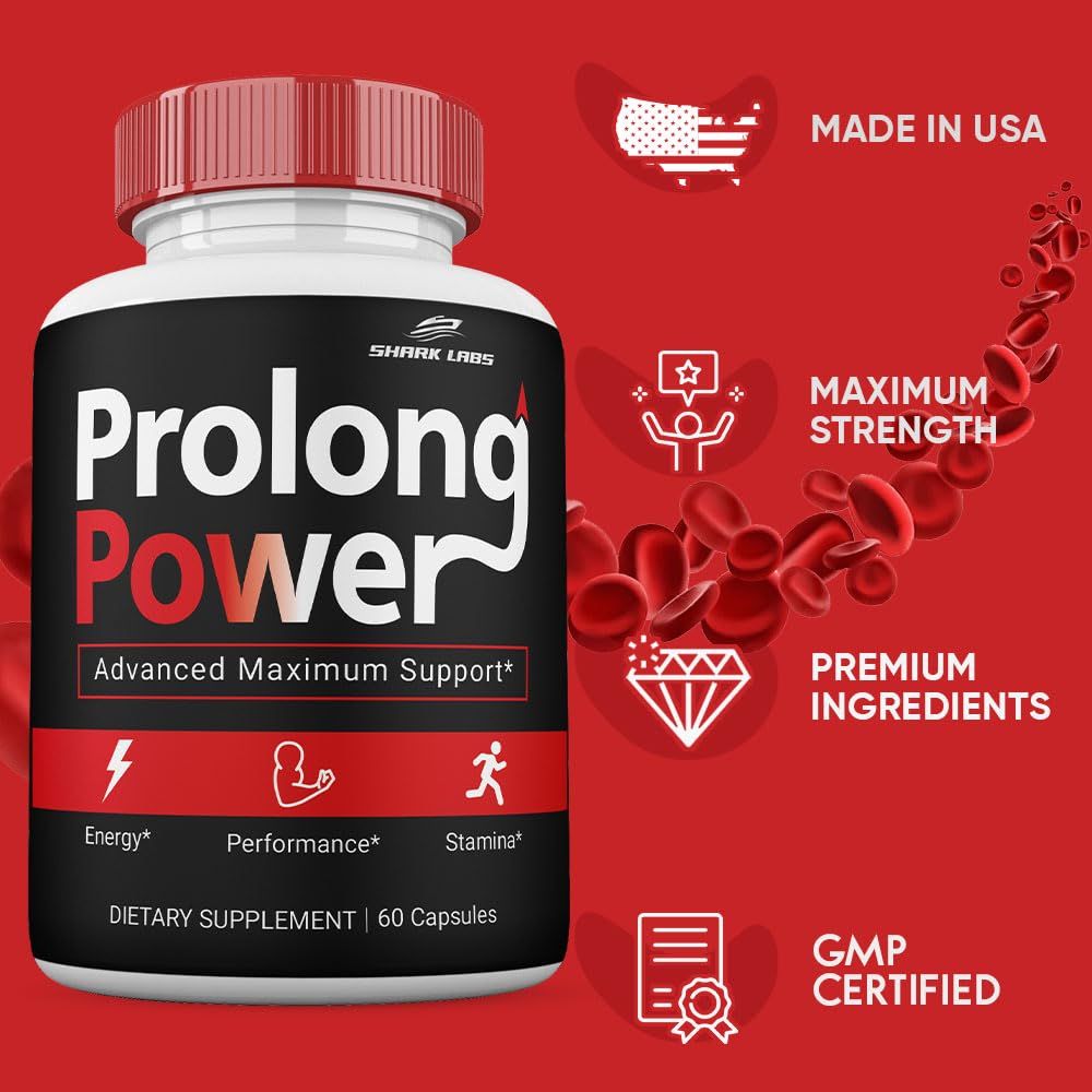 Shark Labs Prolong Power Premium Formula Capsules, 60 Capsules