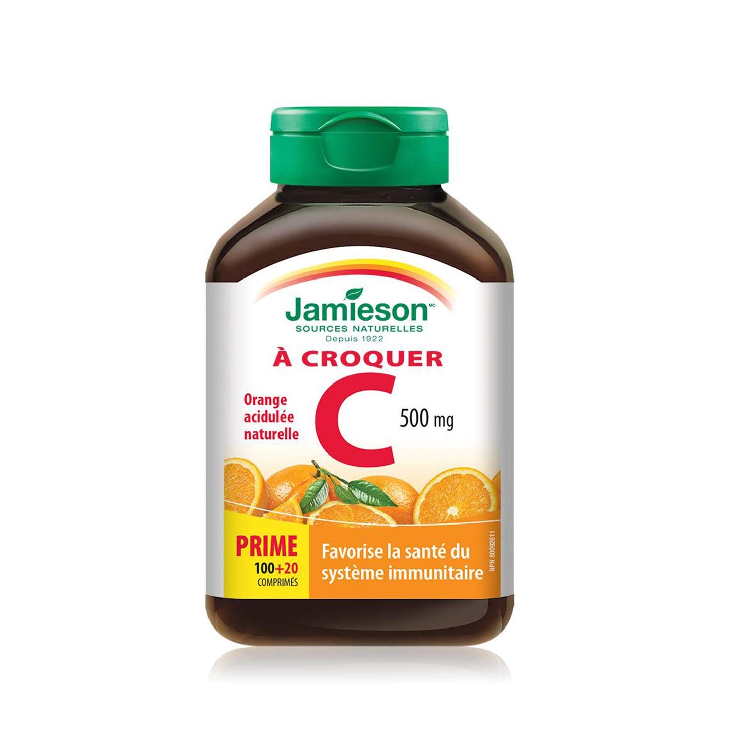 Jamieson Vitamin C 500 mg Tablet, 120 Tablets