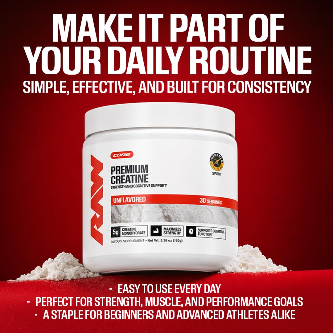 RAW Creatine Monohydrate Powder 17.64