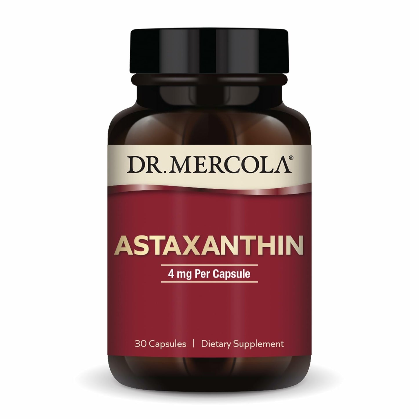Dr. Mercola Organic Astaxanthin 4 mg Capsules 30 Count