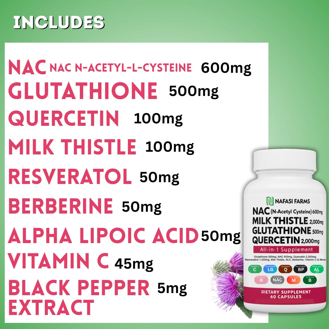 NAFASI FARMS All-in-one NAC Supplement 60 Capsules