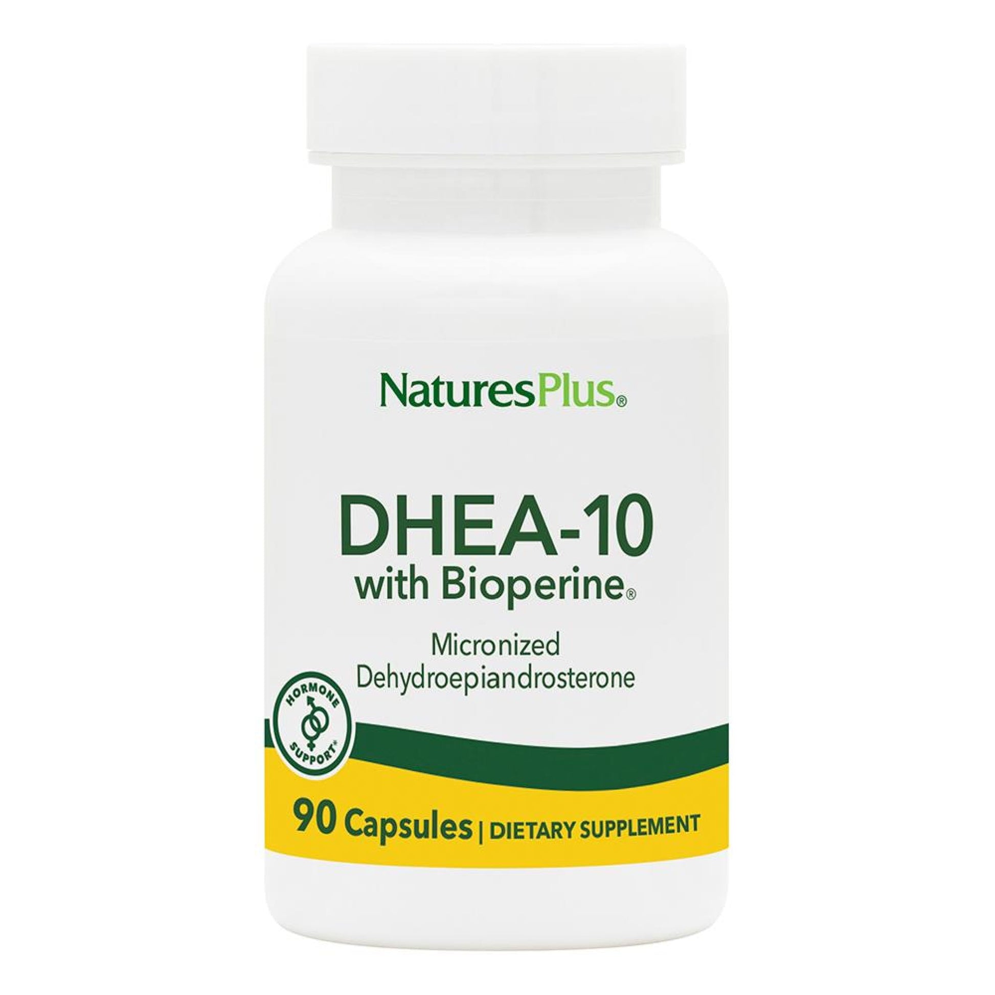 NaturesPlus DHEA-10 Capsules, 90 Count