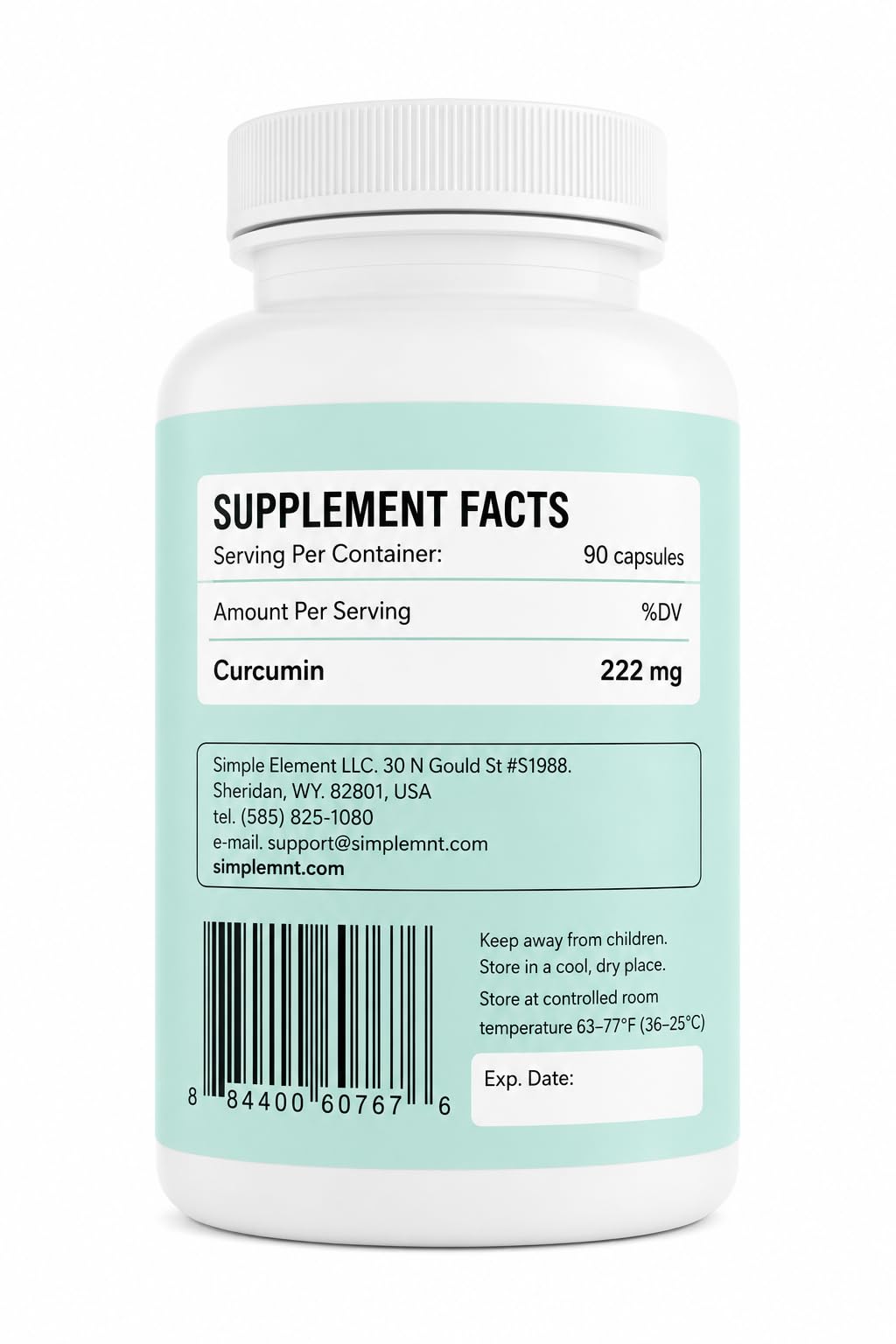 SIMPLE ELEMENT 222 Capsule, 90