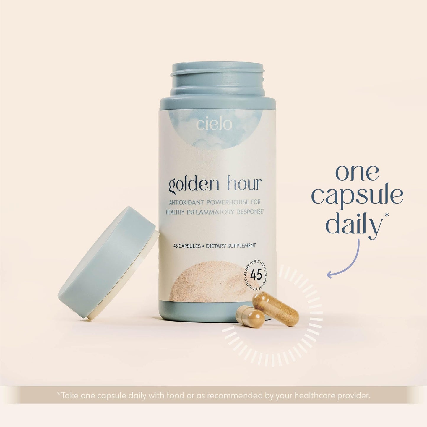 Cielo Golden Hour Antioxidant Capsule 45 Count
