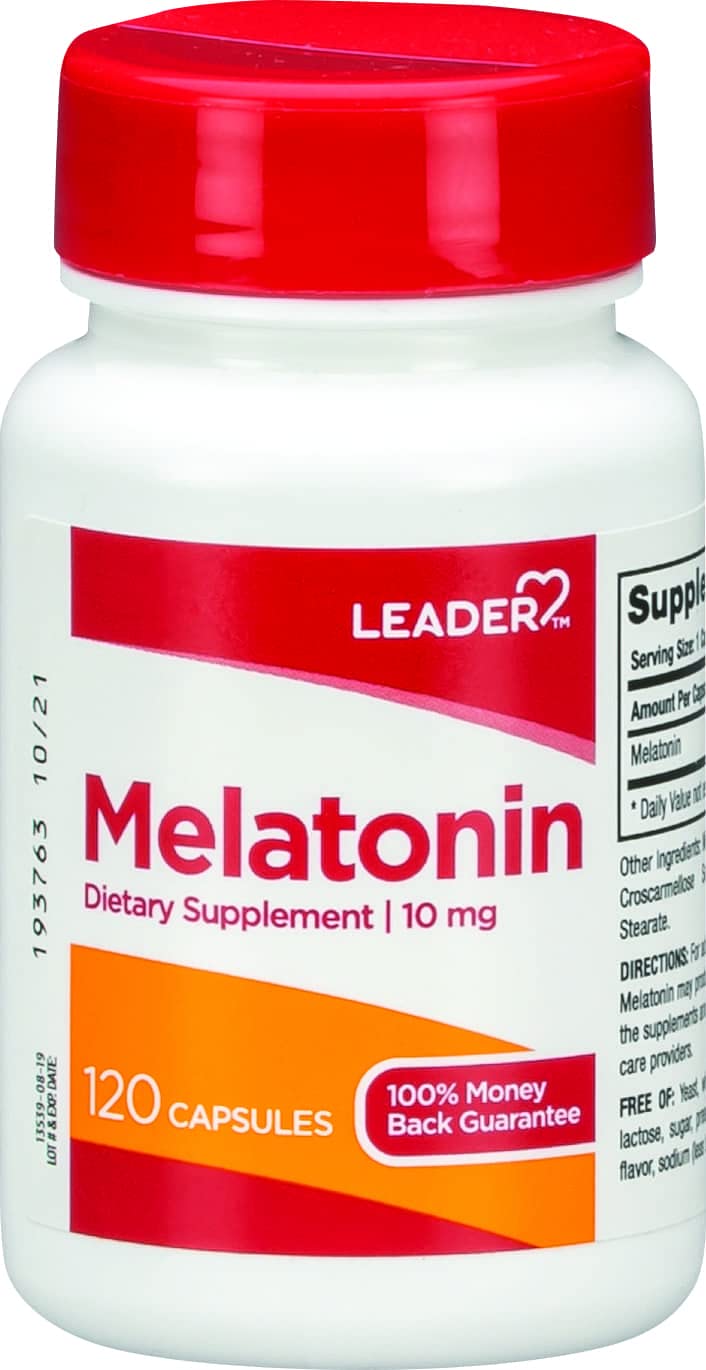 Leader Melatonin 10mg Capsules 120 Capsules