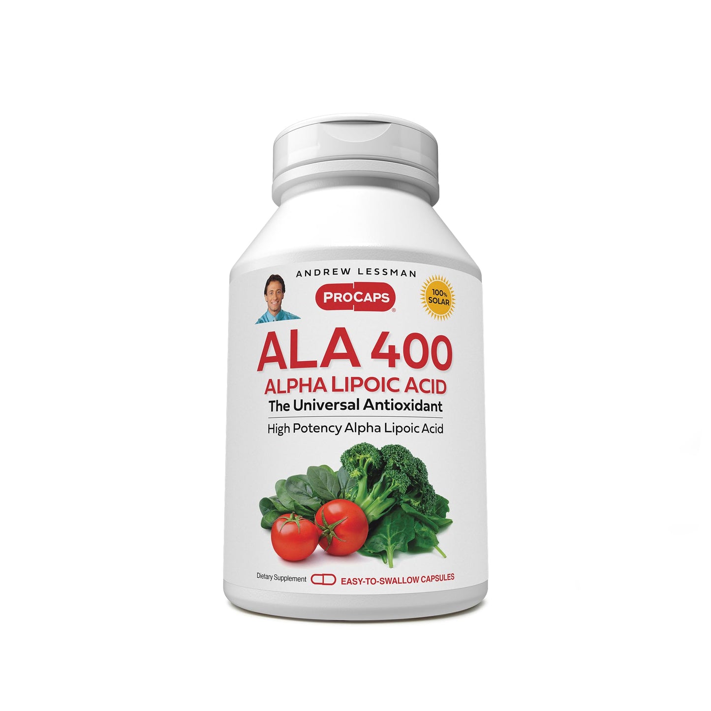 ANDREW LESSMAN ProCaps Alpha Lipoic Acid (ALA) 400mg 240 Capsules