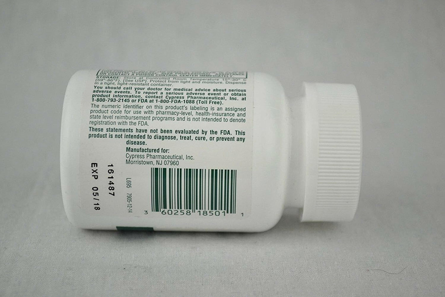 Cypress Pharmaceutical Poly-Iron 150 mg Capsule, 200 Capsules