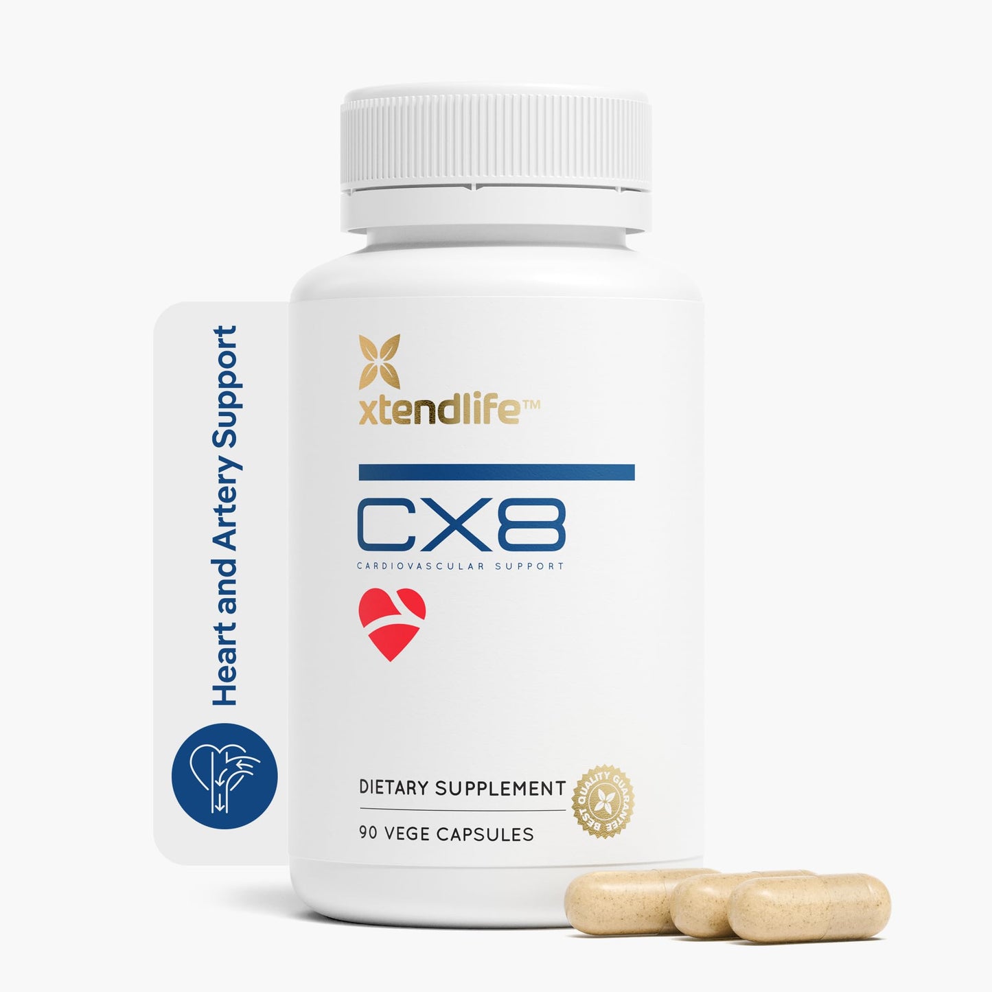 Xtendlife CX8 Heart Health Supplement Capsule 90 Count