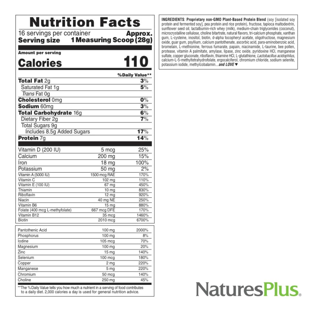 NaturesPlus Ultra Hair Thick Shake Powder 16 Servings