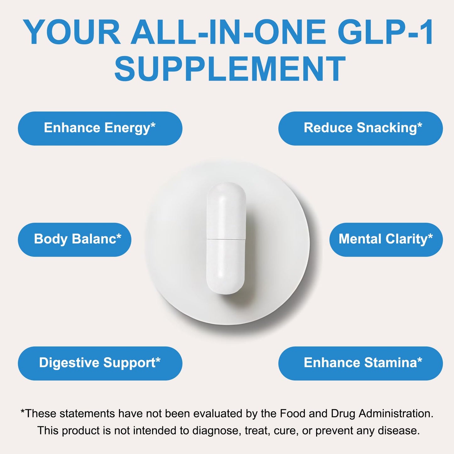SOLEMEONY GLP-1 Supplement 90 Capsules