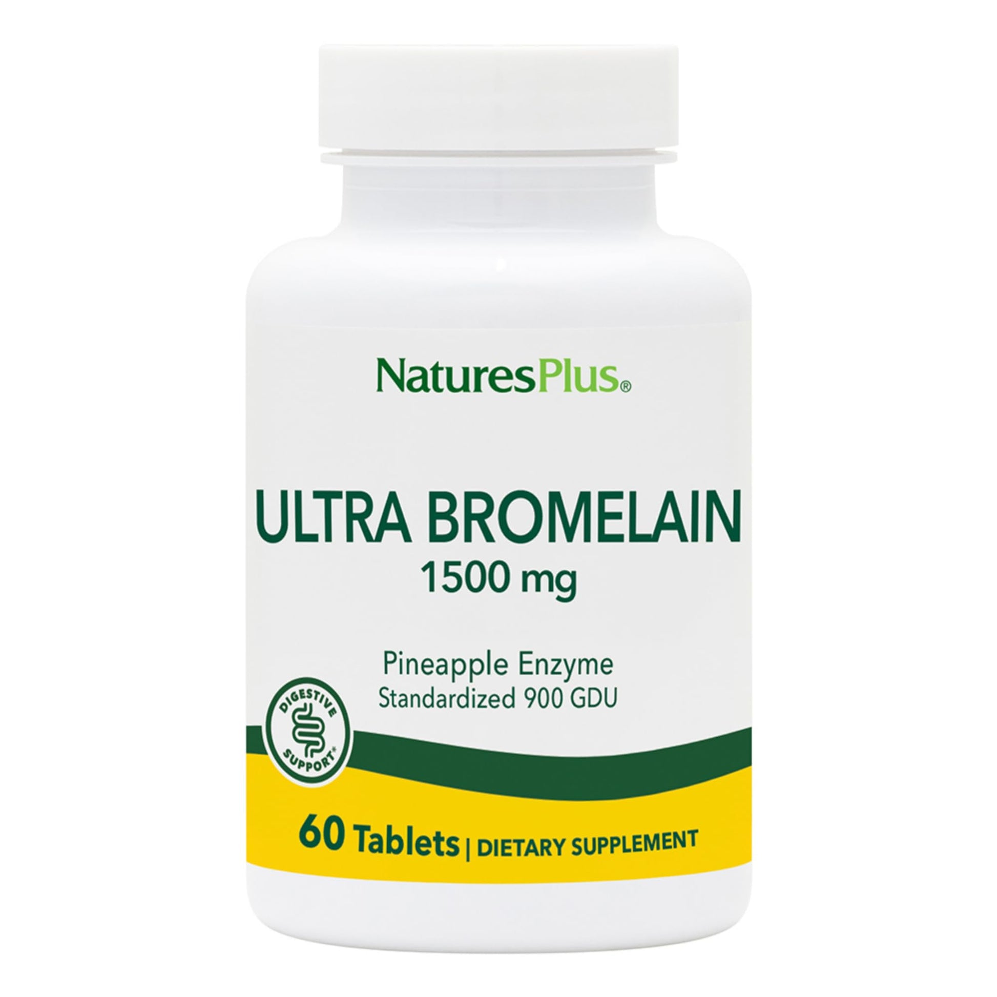 NaturesPlus Ultra Bromelain 1500 mg Tablet, 60 Count