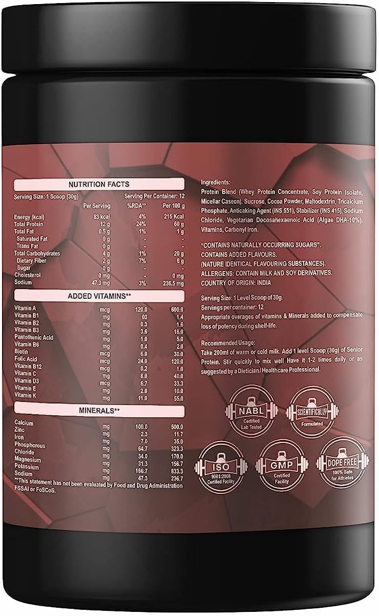 Generic Protein Powder for Seniors, Powder, 1