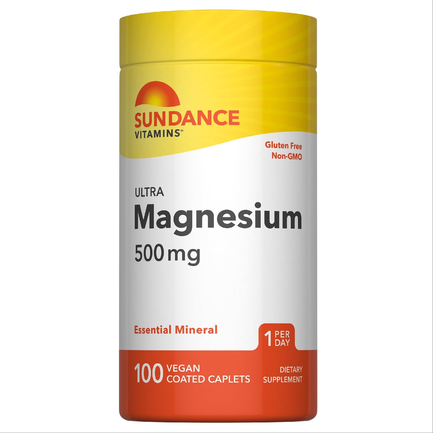 Sundance Magnesium Oxide 500mg Caplets, 100 Count