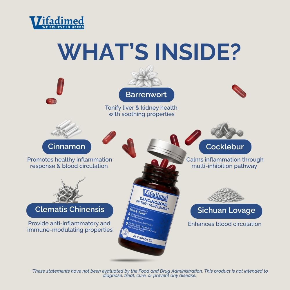 VIFADIMED Joint Support for Men and Women Capsules, 90 Count