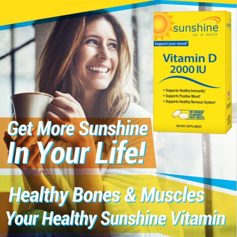 Windmill Vitamin D3 2000 IU, 60 Tablets