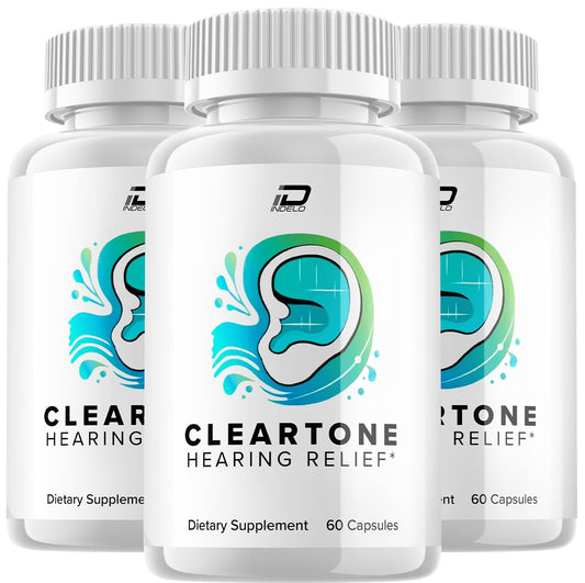 Indelo ClearTone Healthy Ear Support Supplement Capsules 180