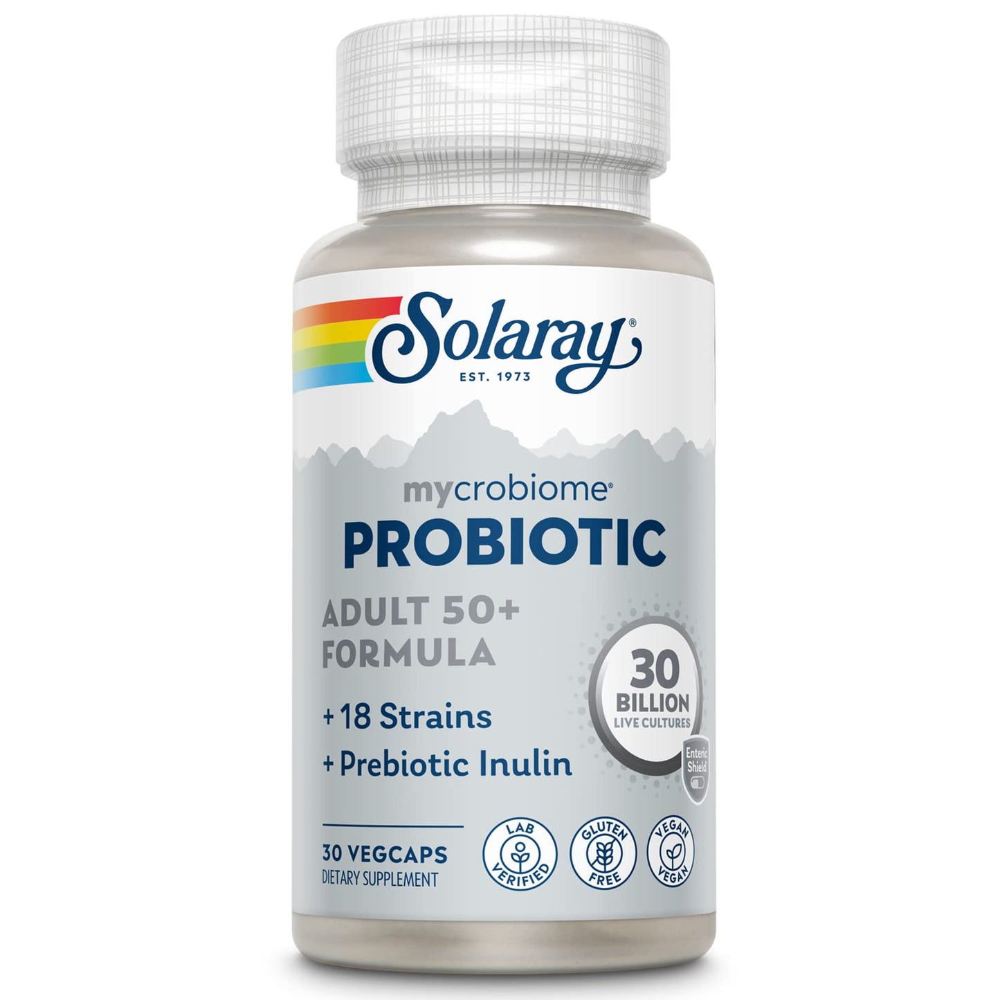 Solaray Mycrobiome Probiotic Adult 50 Plus Formula Capsule 30 Count