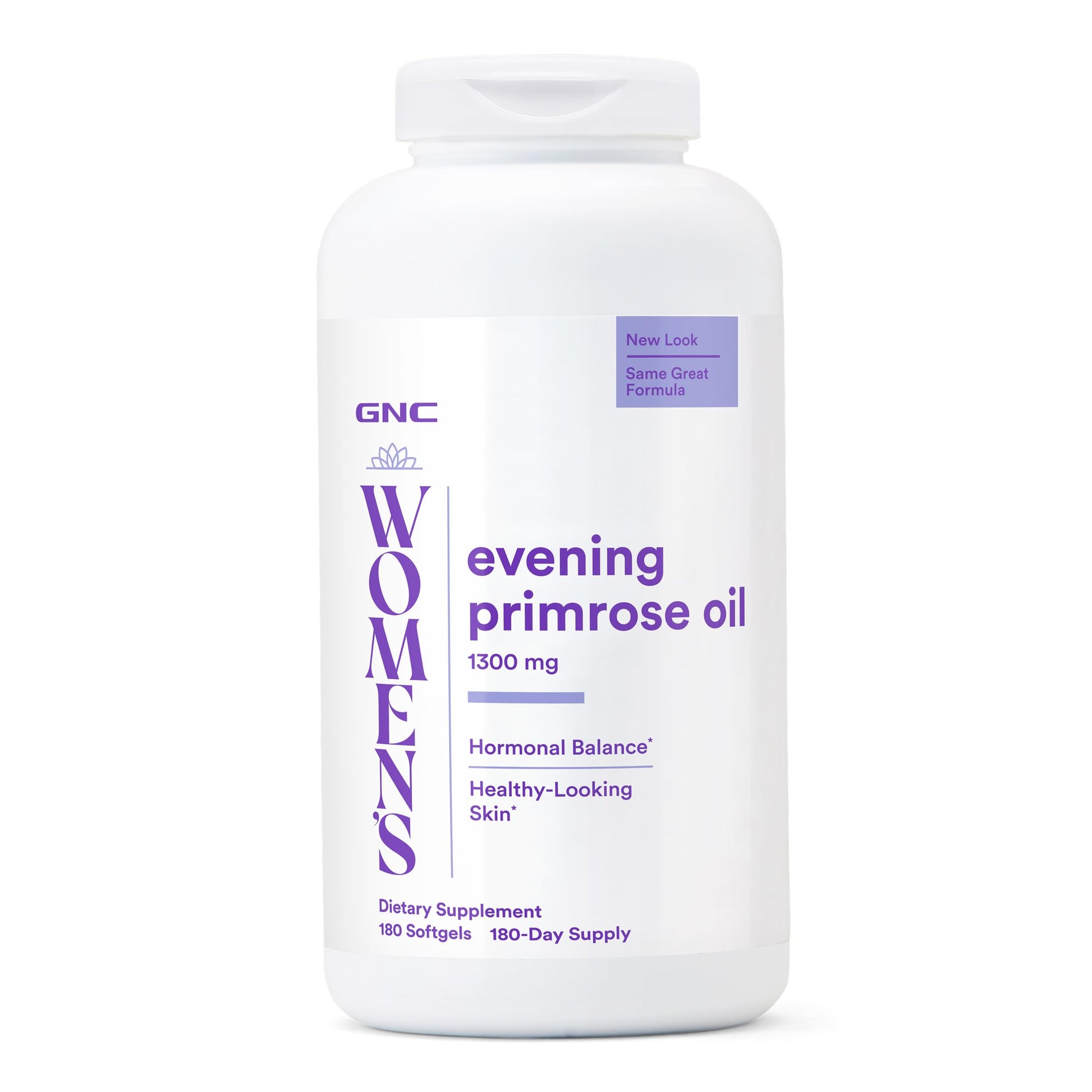GNC Women's Evening Primrose Oil 1300mg Softgels 180 Count