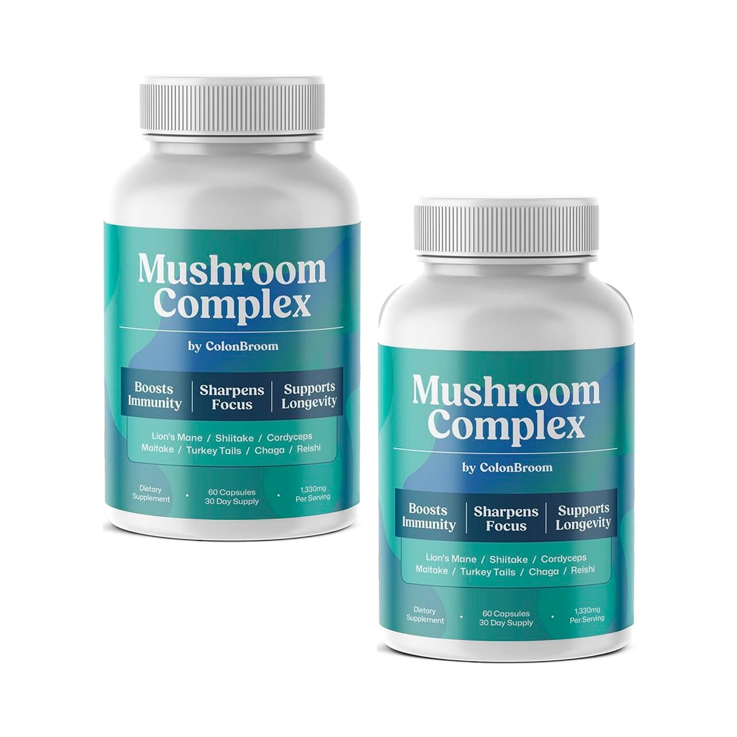 ColonBroom Mushroom Complex Capsules 60 Count