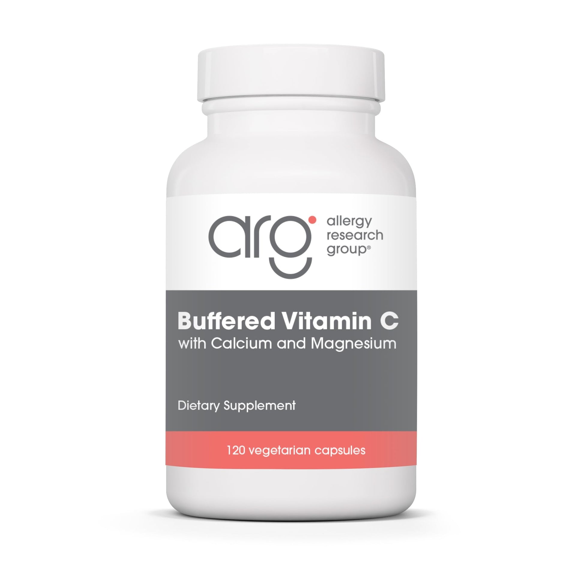 Allergy Research Group ARG Buffered Vitamin C 1000 mg Immune Support Capsules 120 Count