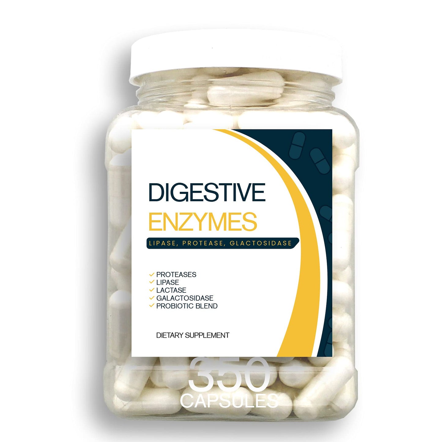 Bulk Buy Digestion Aid Capsules 350 Count