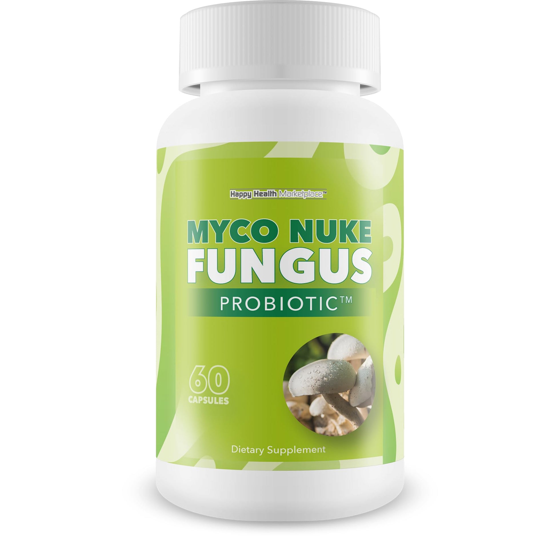 Happy Health Marketplace Myco Nuke Fungus Probiotic Capsule 60 Count
