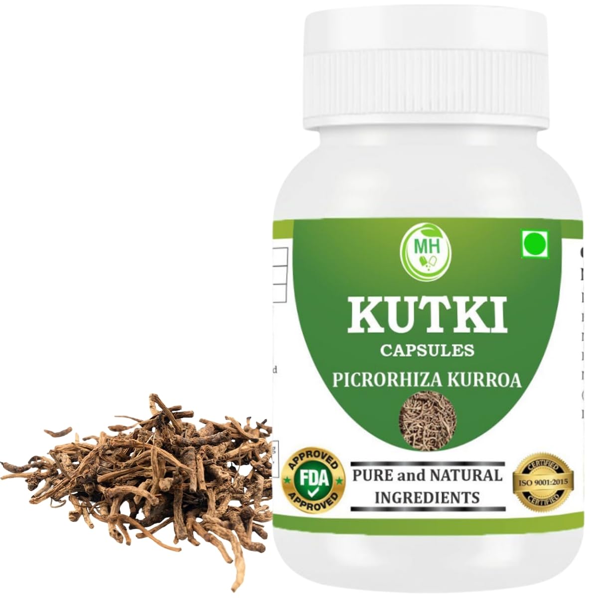 Generic Kutki (Picrorhiza Kurroa) Capsules, 60 Count