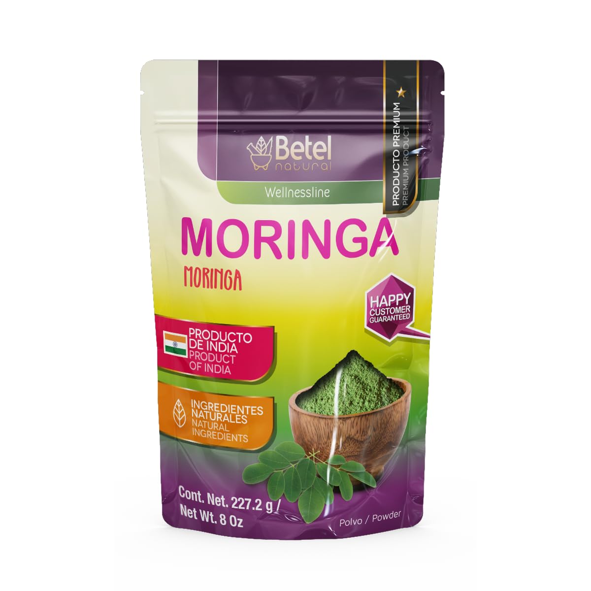 Betel Natural Premium Moringa Oleifera Powder 8 Ounce