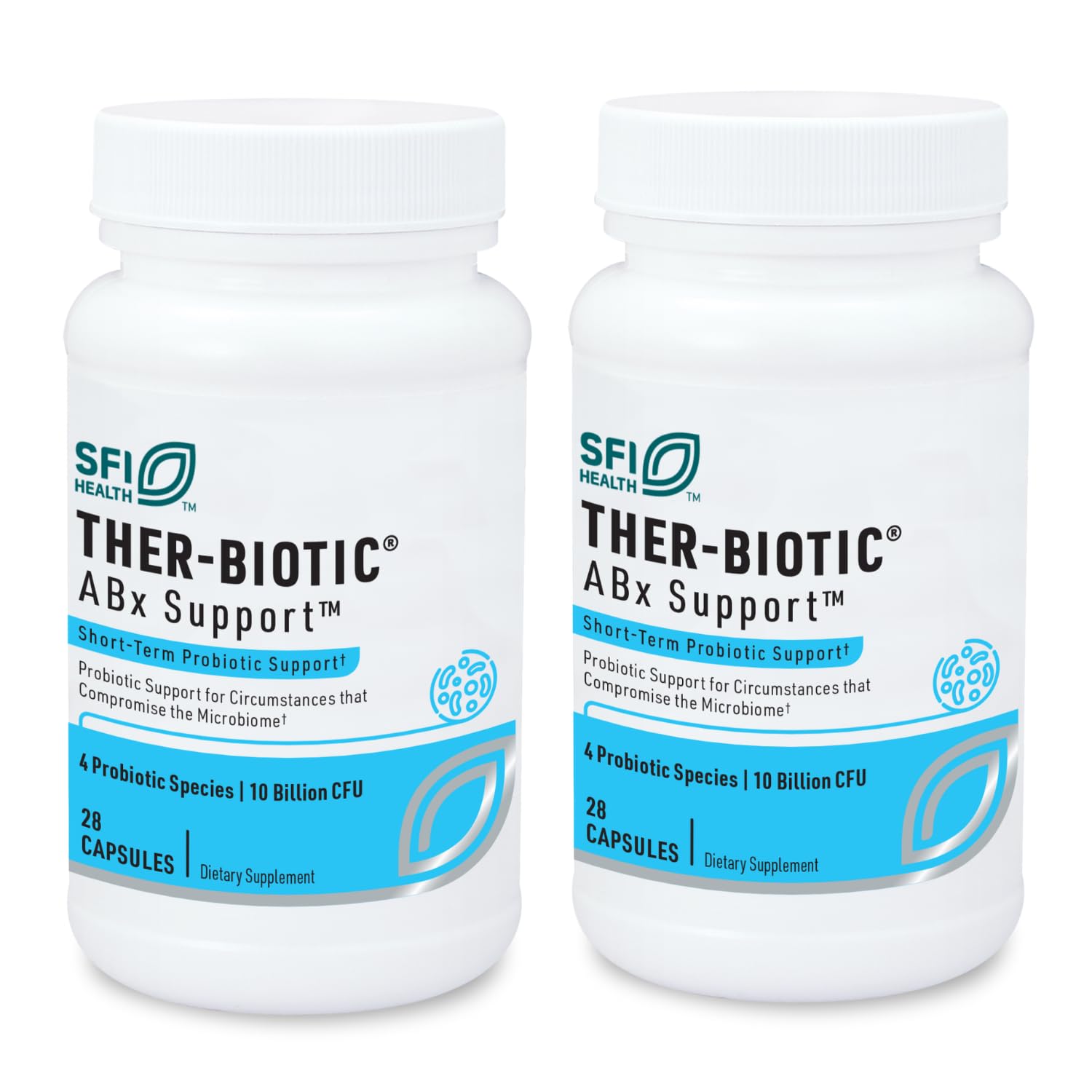 SFI Health ABX Support Probiotic - 10 Billion CFU Capsule, 56 Capsules