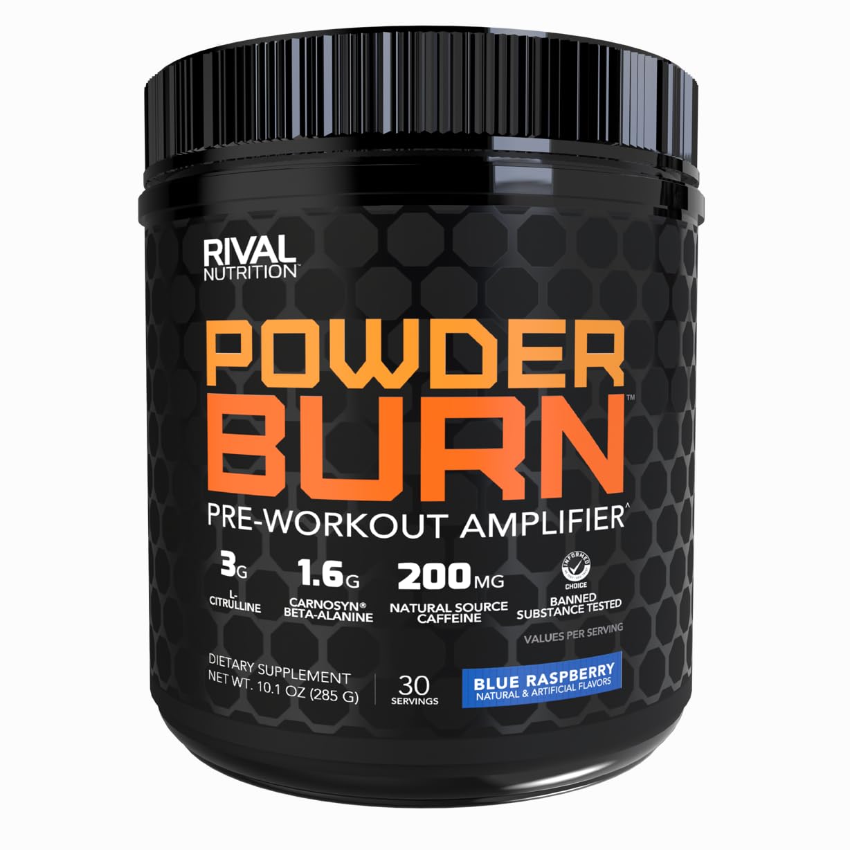 RIVAL NUTRITION Burn Pre-Workout Powder, 30 Servings