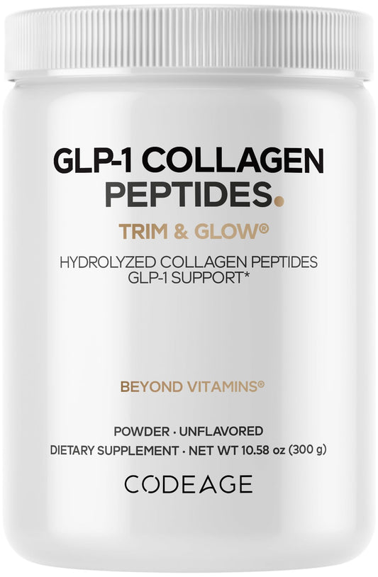 Codeage GLP-1 Collagen Powder Supplement 10.58 Oz