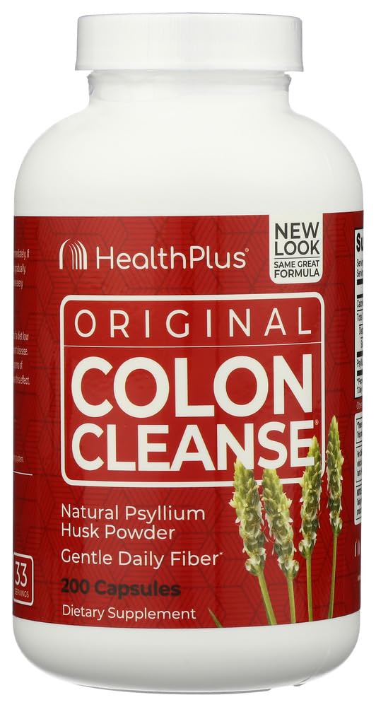 Health Plus Colon Cleanse 625mg Capsule, 200 Count