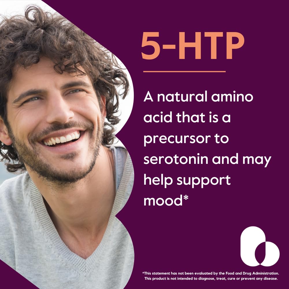 BESTVITE 5-HTP 400mg Capsule, 60 Count