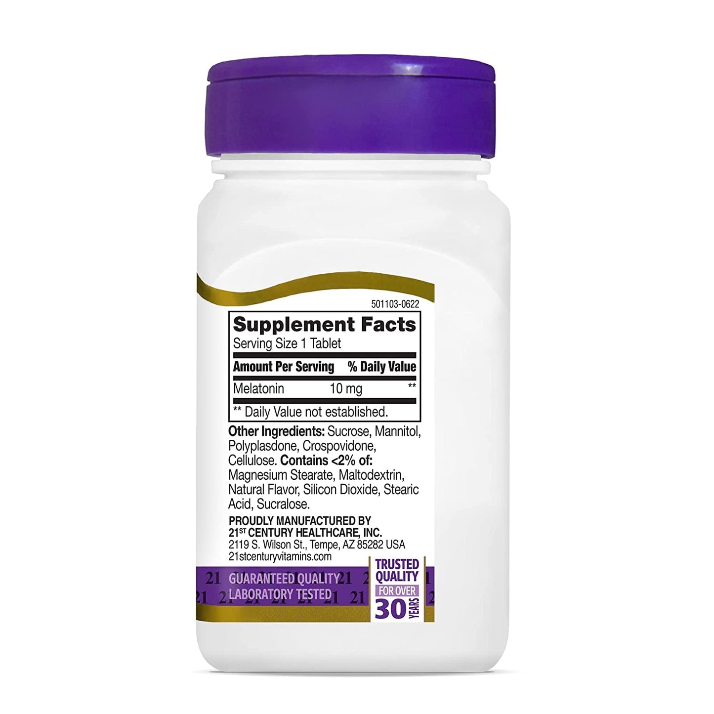 21st Century Melatonin Cherry Flavor 10 mg, 240 Tablets